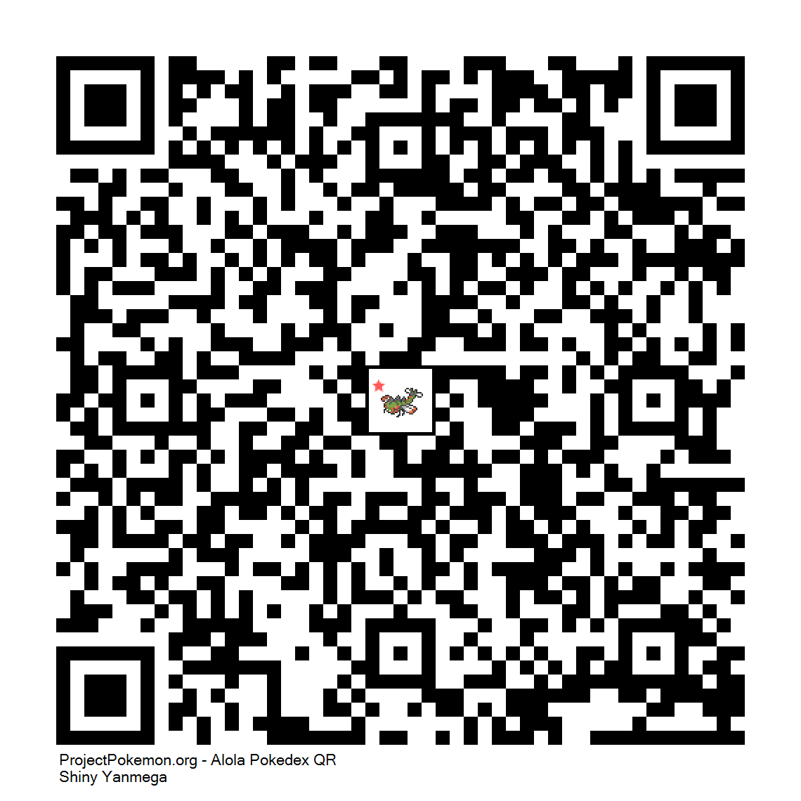 Cdigo QR de Yanmega variocolor